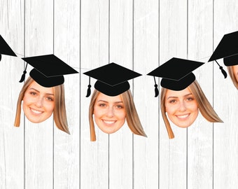 Personalized Graduation Banner with Face, Graduation Decorations 2022, Congratulations Banner, Custom Graduation Banner