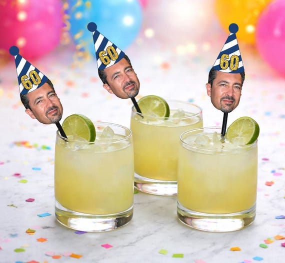 Drink stirrers birthday, 60th Birthday decorations, drink sticks, drink stirs, 30th, 40th, 50th birthday, swizzle sticks, stir sticks