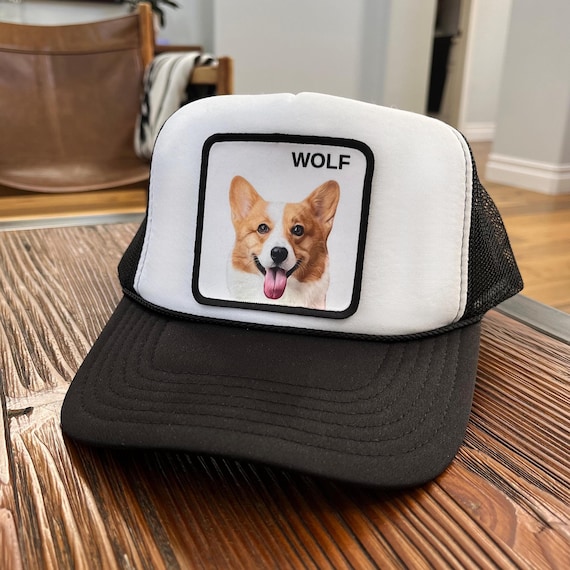 Custom pet portrait trucker hat, Custom dog hat, Personalized gift for dog lovers, Pet hat, Dog baseball cap, Custom cat hat