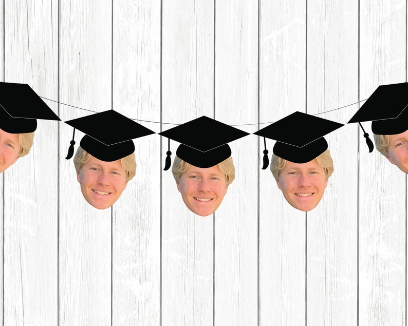 Personalized Graduation Banner with Face, Graduation Decorations 2022, Congratulations Banner, Custom Graduation Banner image 3