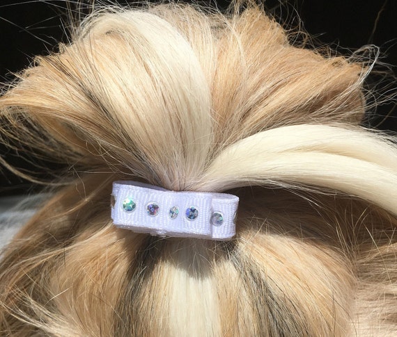 Tiny Dog Hair Bow Shih Tzu Dog Hair Bow Yorkie Maltese Small Etsy
