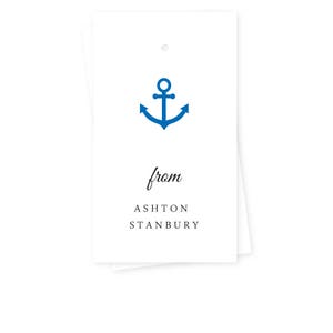 Monogrammed Gift Tags Personalized Gift Tags Custom Tags Enclosure ...