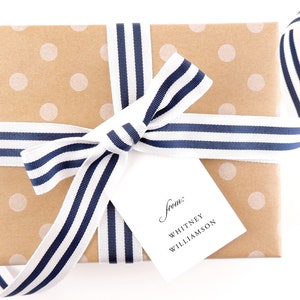 Etiquettes cadeaux à monogramme - Etiquettes cadeaux personnalisées - Etiquettes personnalisées - Cartes de visite - Etiquettes cadeaux - Pour filles - Pour garçons- Enfants - Certifié