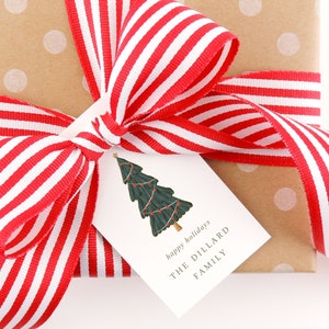 Handmade Christmas Gift Tags Personalized, Holiday Tags, Christmas Gifts, Christmas Tags, Christmas Decor, Christmas Tree, Set of 20