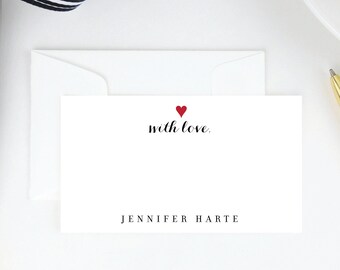 Personalized Gift Enclosure Cards: Heartfelt Note Cards