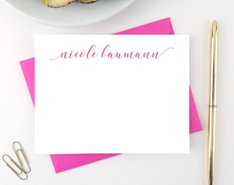 Personalized Stationery Set, Custom A2 Note Cards
