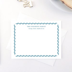 Ensemble de papeterie personnalisé / Papeterie personnalisée à bordure de feuille / Carte de correspondance de papeterie personnalisée / Ensemble de papeterie personnalisé / Dépliant