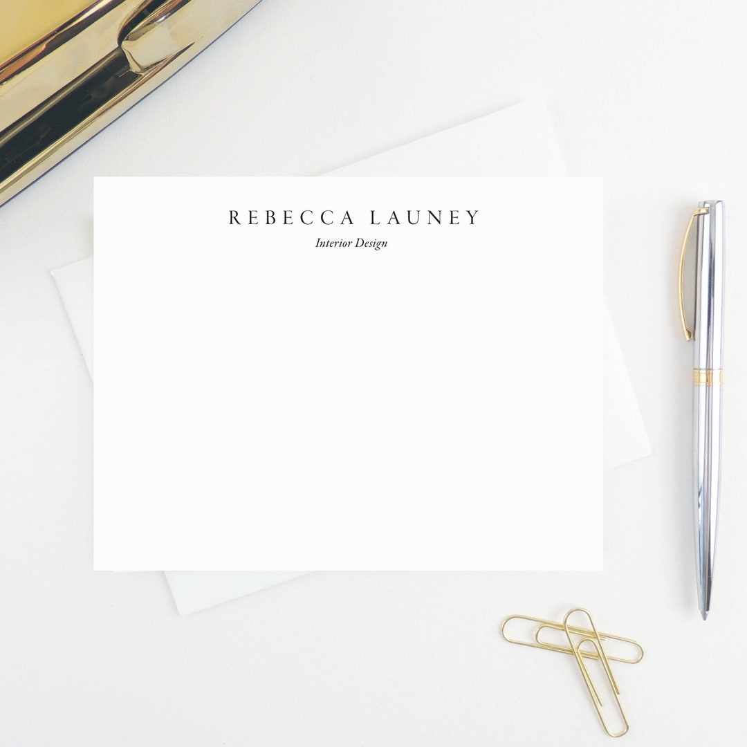 Personalized Business Stationery / Personalized Stationary / - Etsy