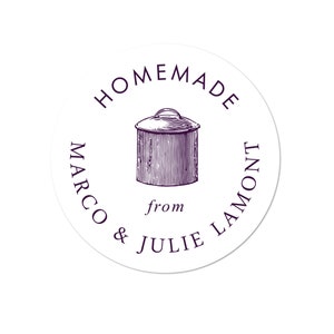 Personalized From the Kitchen of Labels, From the Kitchen of Stickers, Custom Handmade Labels, Homemade kitchen Label Stickers, Cooking Pot