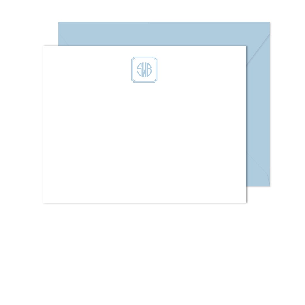 Personalized Monogram Stationery Set, Custom Note Cards - Etsy