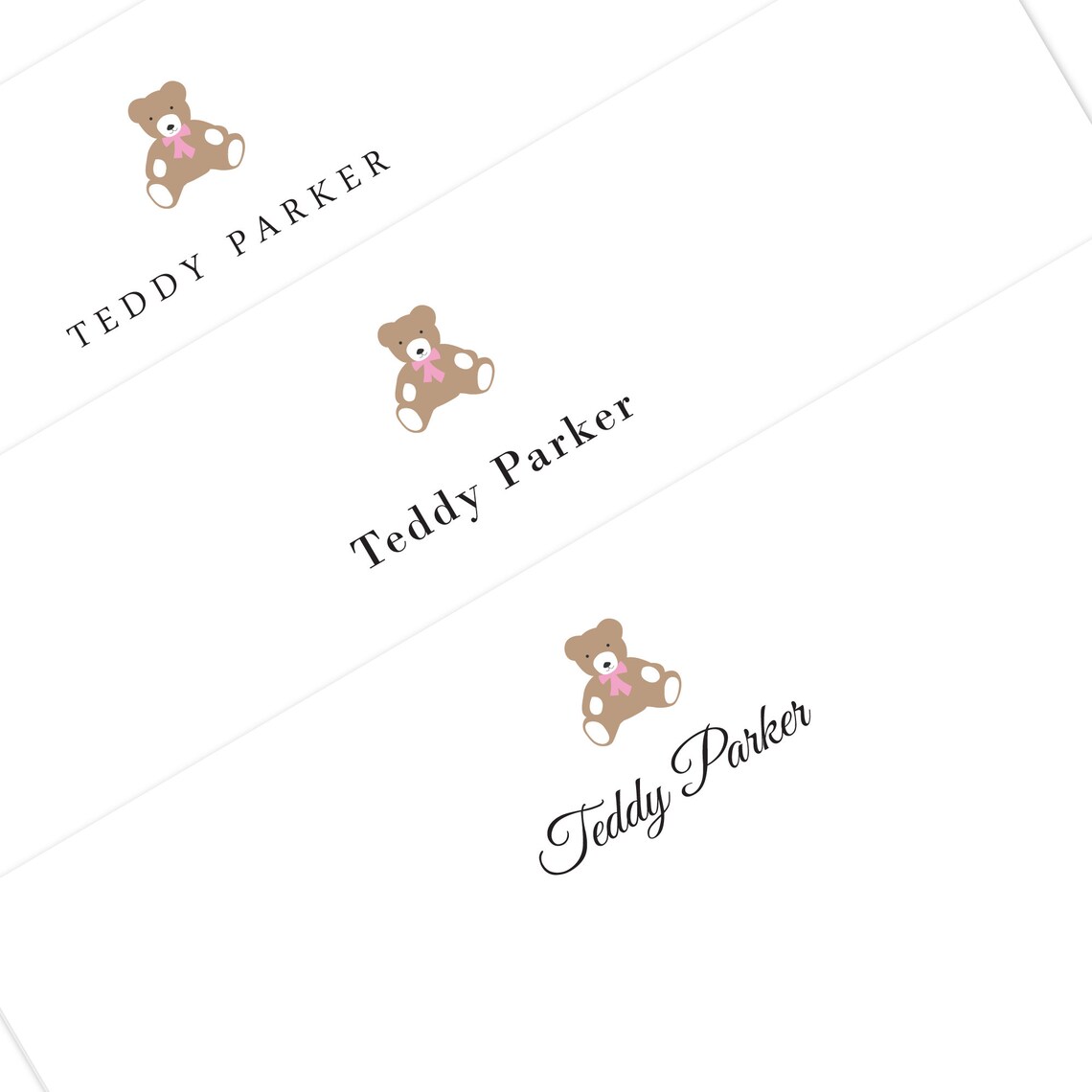 Personalized Baby Stationery Set Kids Personalized Note Card Etsy