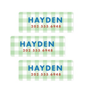 School Labels for Boys and Girls, School Name Labels, Back to School Personalized Kids Labels Stickers, Not Dishwasher Safe, Qty 30