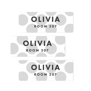 School Labels for Boys and Girls, School Name Labels, Back to School Personalized Kids Labels Stickers, Not Dishwasher Safe, Qty 30