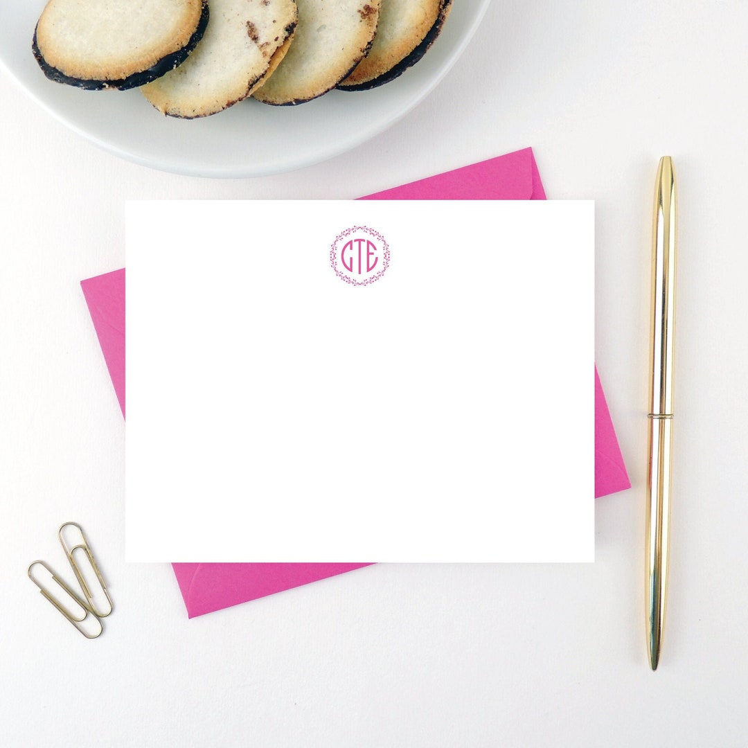 Personalized Note Card Set / Personalized Stationary Set / Personalized ...