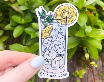 Gene and Tonic Genetics Glitter Sticker