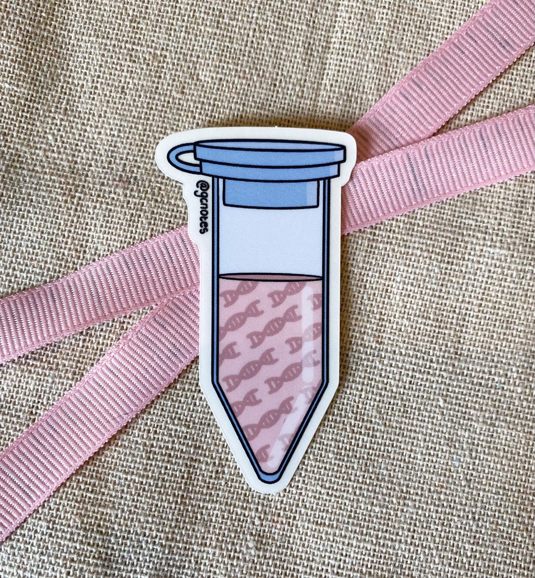 Eppendorf Tube DNA Laboratory Sticker Etsy