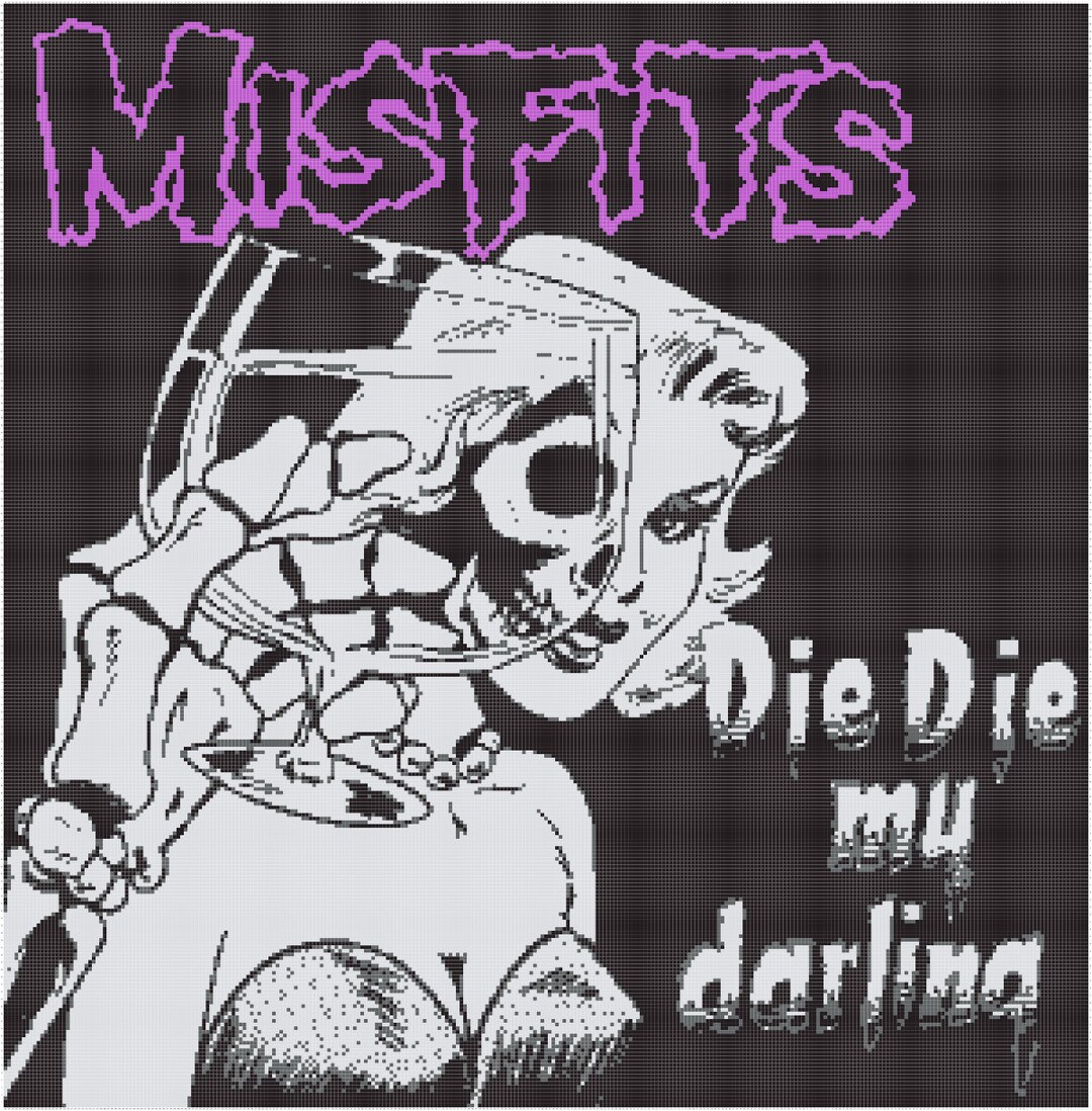 Misfits Die Die My Darling Crochet Graph – Blanket Pattern (PDF
