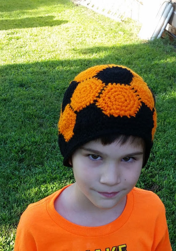 Crochet soccer hat hotsell