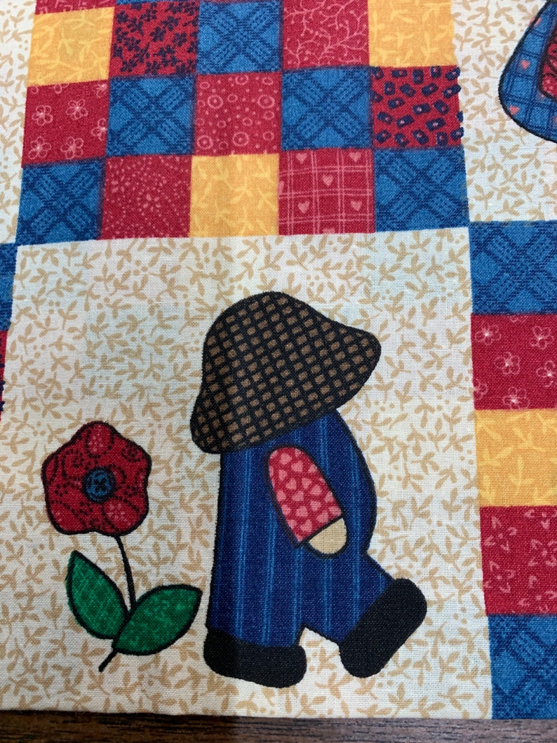 Vintage Sue and Overall Sam Fabric Etsy