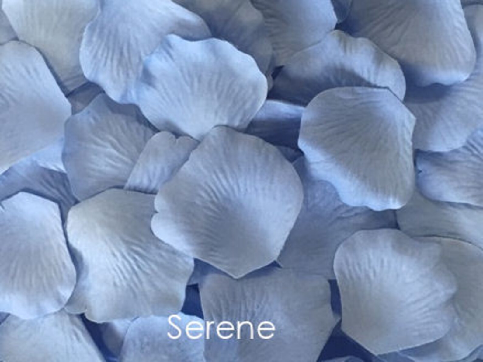 Blue Rose Petals 17 Shades of Blue Silk Rose Petals Fake Etsy