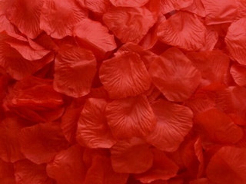 500 Silk Rose Petals 17 Colors Available Silk Petals Etsy