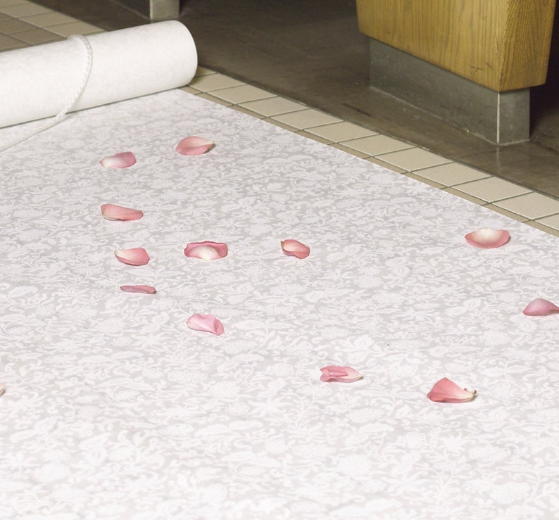 Lace Aisle Runner White Or Ivory Diy Rose Petal Aisle Etsy