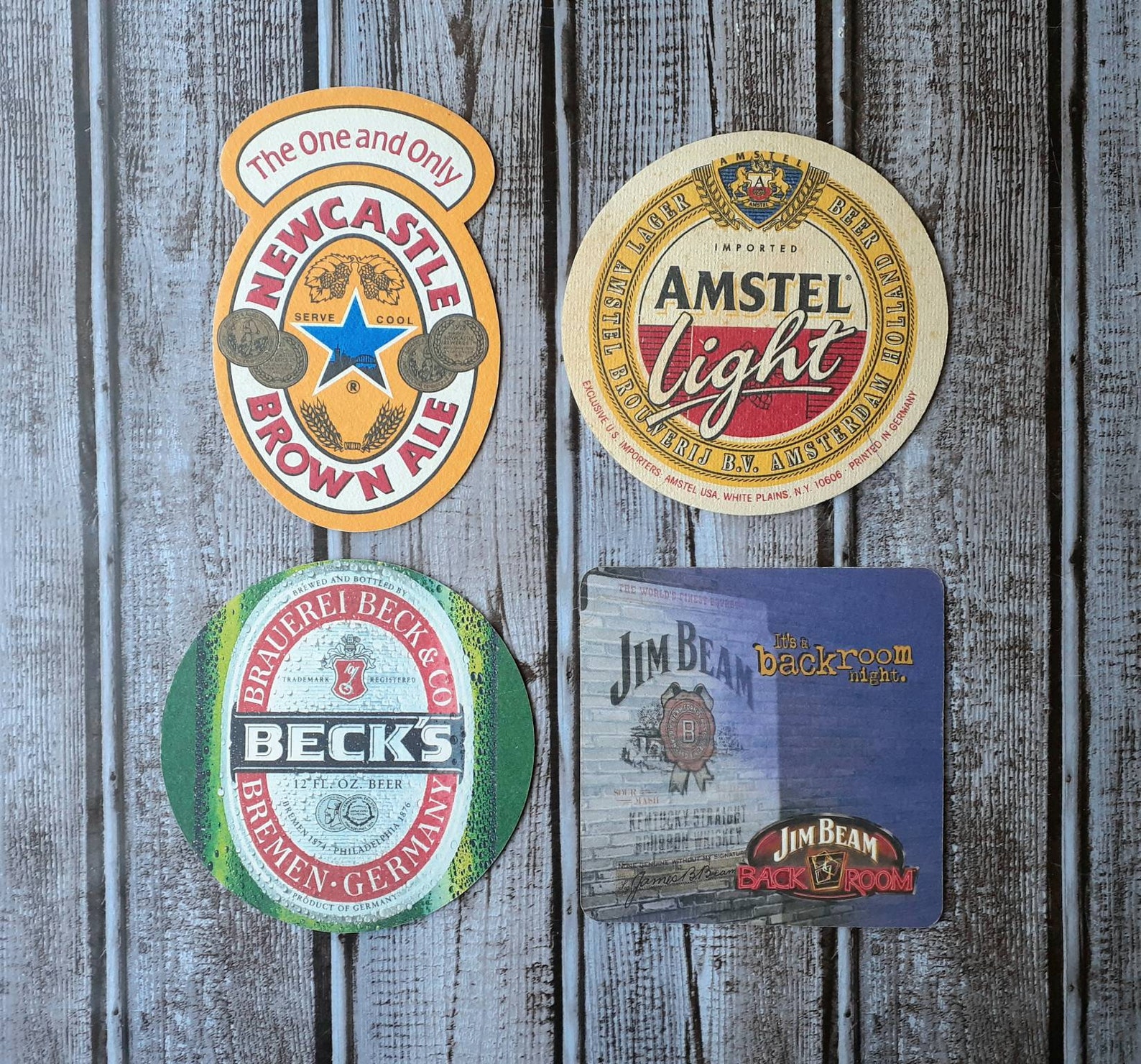 Paper Drink Coasters Beer Liquor Bar Vintage Barware New Etsy