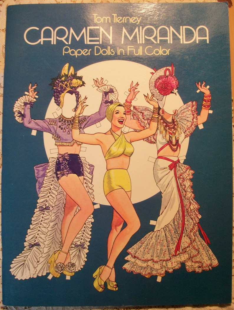 carmen miranda paper dolls
