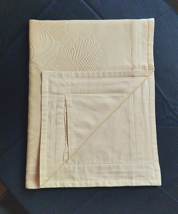 Matalasse Pillow Sham Anichini by Quagliotti Standard 26 x 20 Golden Yellow  Luxury Bedding Bedroom Accent Made in Italy