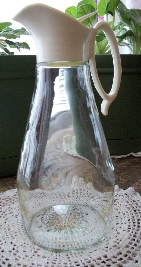 Golden Eagle Vintage Marked Genuine Log Cabin Golden American Eagle Design Syruphoneychocolate Pouring Serving Pitcher