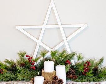 Large Wooden Star Etsy