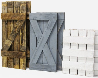 Mini Barn Door Decor Etsy