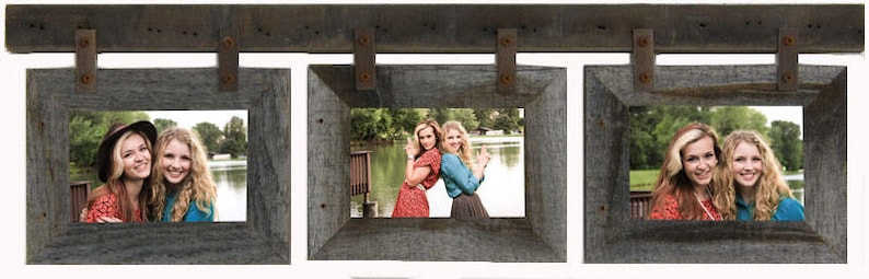 5 X 7 Custom Collage Frame. For 2,3,4,5,6 Openings. Your Choice of Color, Orientation, and number of frames image 6