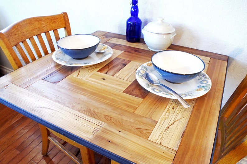 Square Modern Farm Style Dining Room Table for 2/4 Small Etsy Canada