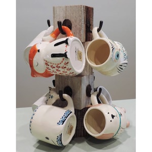 Coffee Cup Rack, Coffee Cup Display, Mother's Day, Housewarming