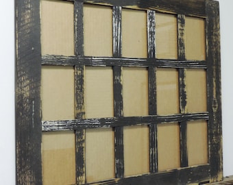 15 opening 4 X 6 "Barn Window" Collage Picture Frame