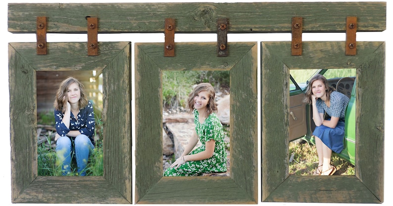 5 X 7 Custom Collage Frame. For 2,3,4,5,6 Openings. Your Choice of Color, Orientation, and number of frames image 8