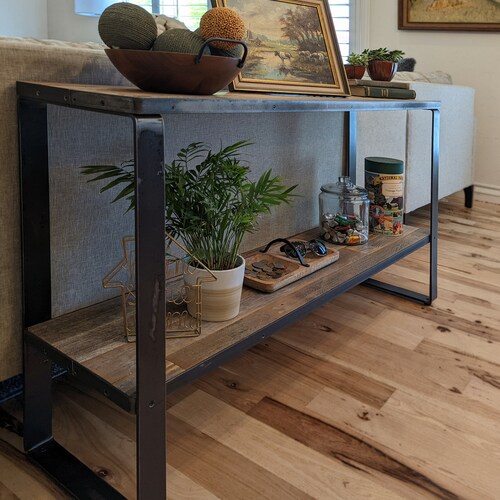 Modern Sofa Table Etsy