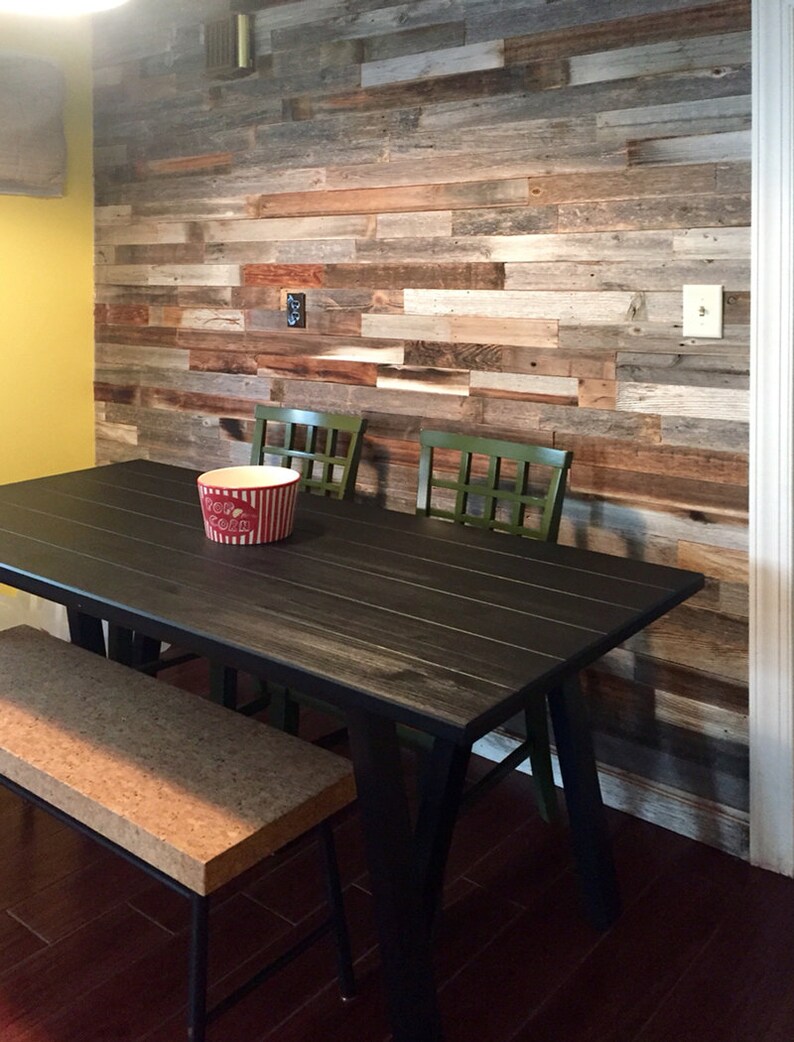 Reclaimed Wood Wall Paneling DIY 3-in. Planks Largest - Etsy