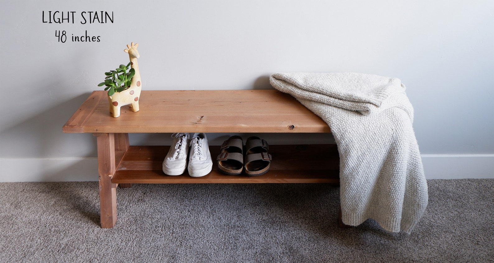Entryway Bench With Storage Narrow Wooden Hallway Foyer - Etsy