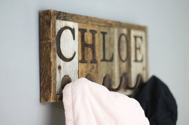 Personalized Kids Coat Rack Childrens Coat Hangers Bedroom Etsy