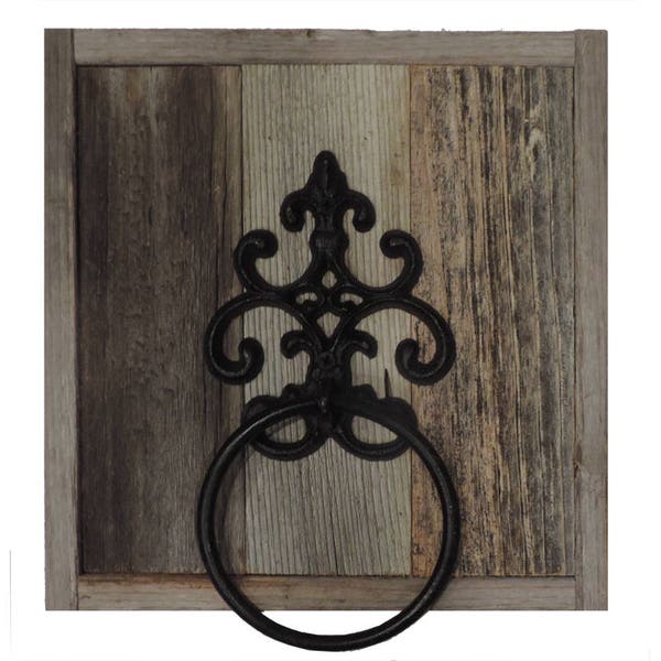 Wood Towel Rings for Bathroom Etsy