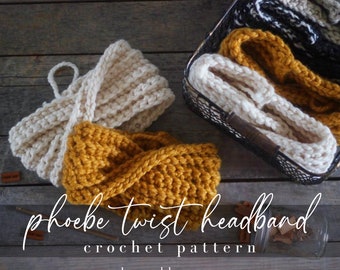 Patrón de ganchillo//tejer vintage 1940s señoras turbantes /& Crochet turbante//bufanda.