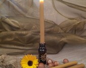 Lot of 2 beeswax candles