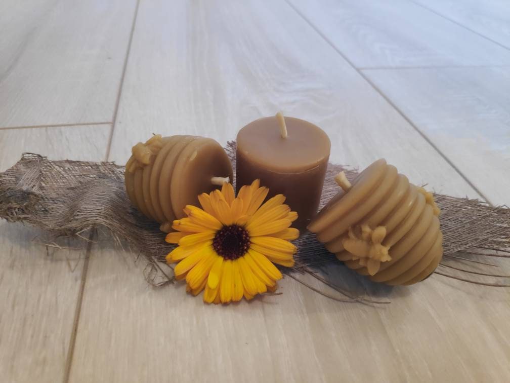 Bougie Flottante Cire d'abeille Grand Format