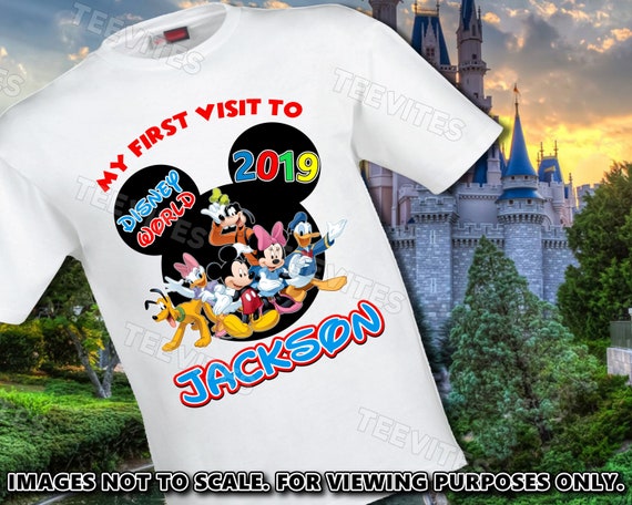 my first time at disney shirt