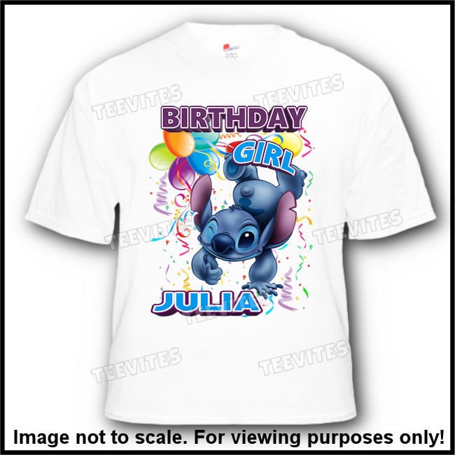 Stitch Birthday Shirt, Girls Stitch Birthday, Lilo and Stitch Shirt, Lilo  and Stitch Party, Lilo and Stitch Birthday Shirt for Girls 