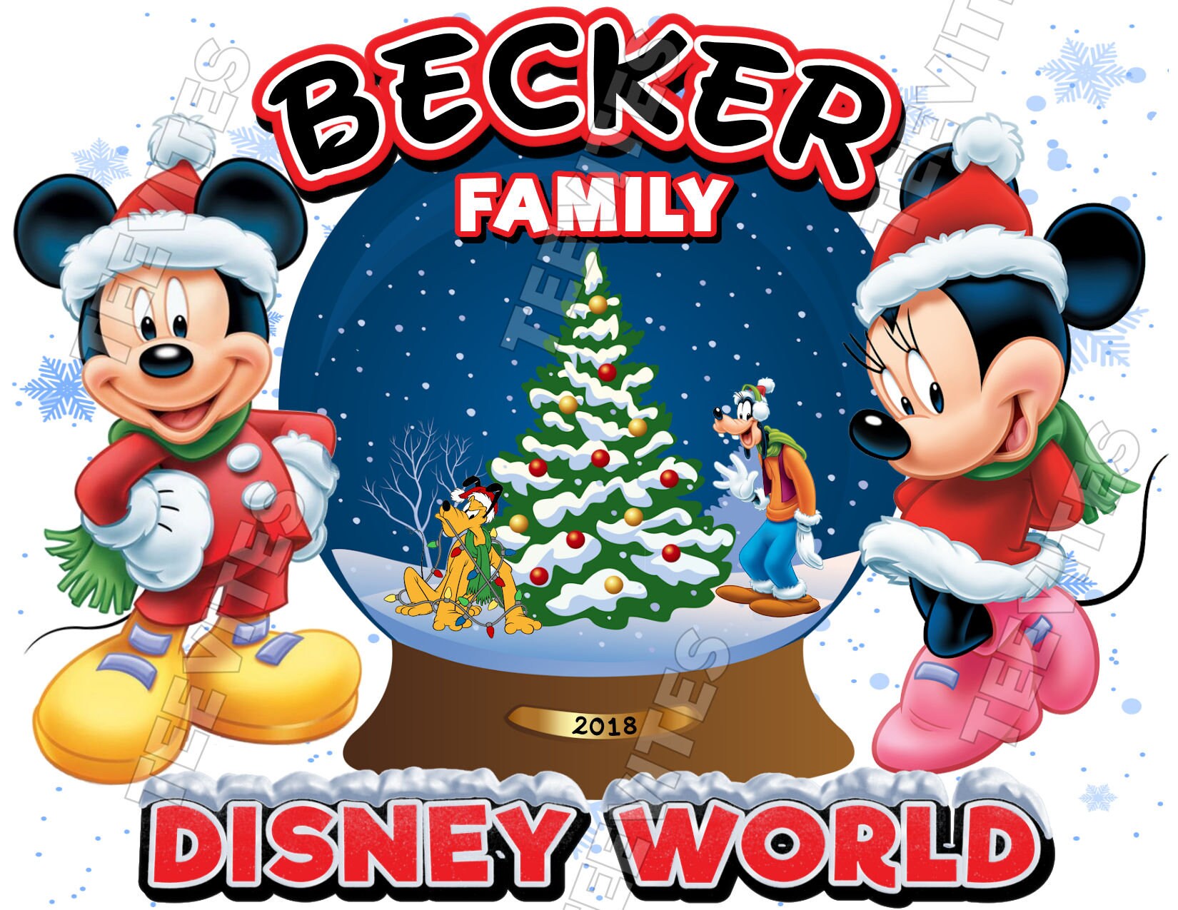 Christmas Family Disney Shirts / Mickey 