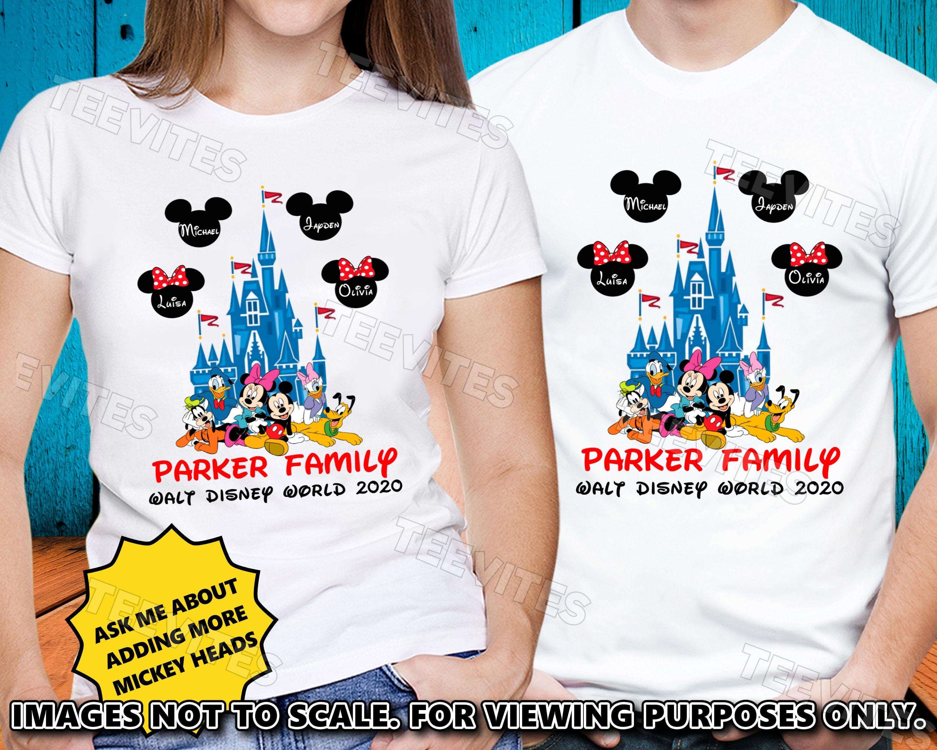 family walt disney world shirts