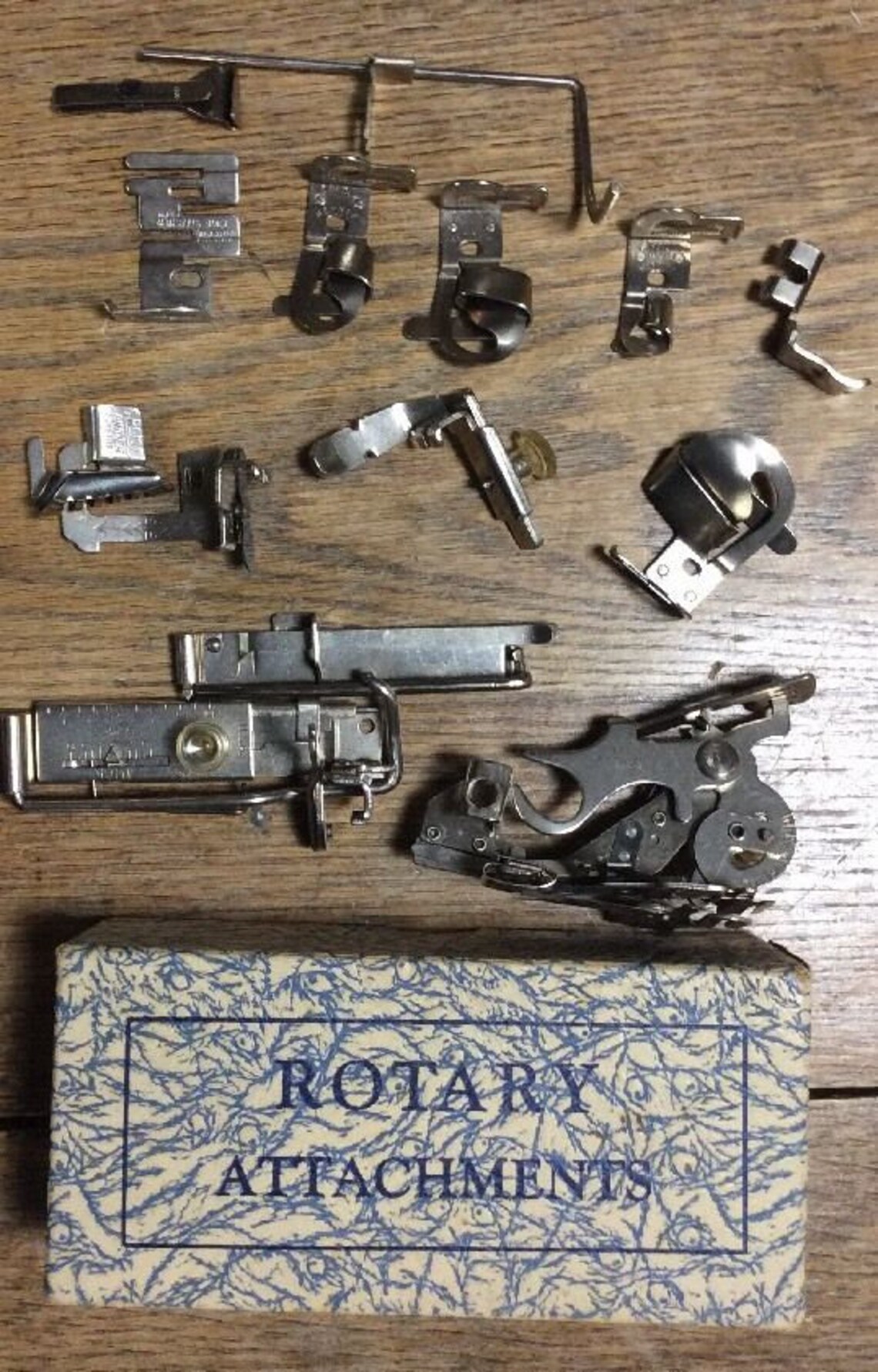 Greist Sewing Machine Rotary Attachments Ruffler,hemmers,binder,tuck